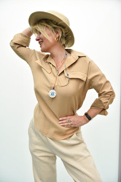 Bebek Mavisi Göz Kolye