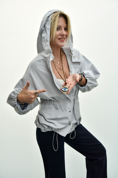 Mavi Katlı Göz Kolye