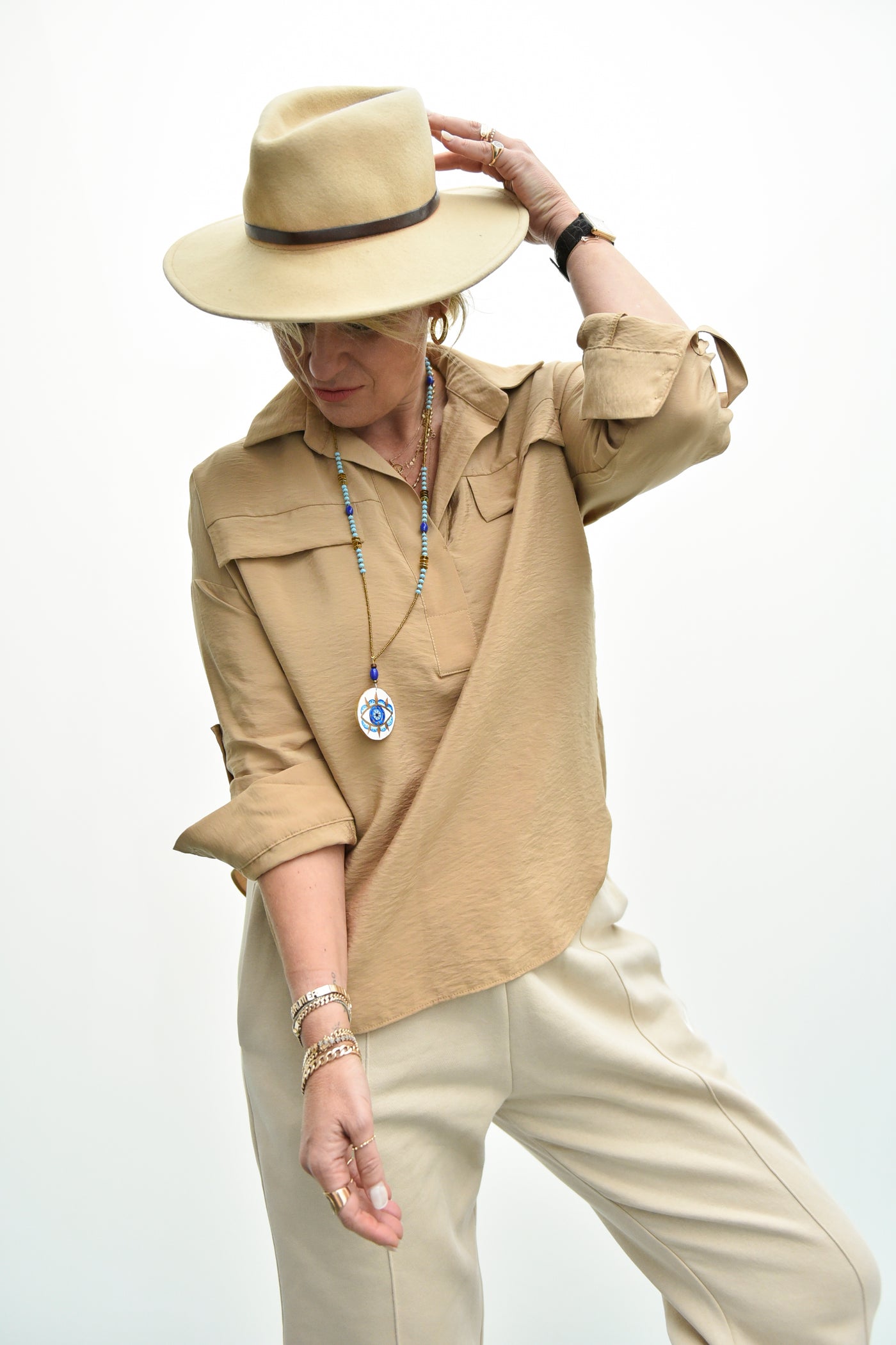 Bebek Mavisi Göz Kolye