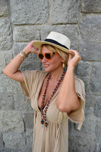 Kırmızı / Mavi Kolye