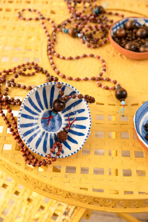 Kırmızı / Mavi Kolye